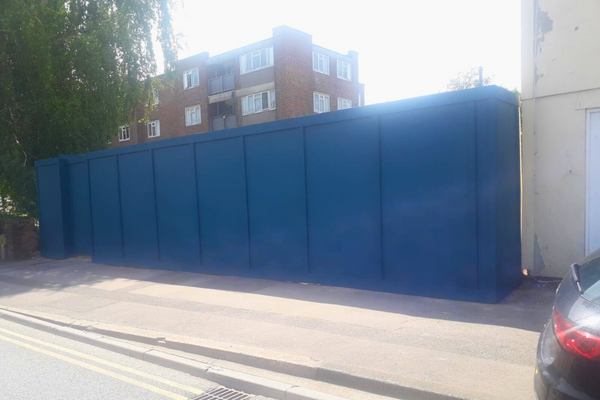 Site Hoarding Installation in Liverpool for Bath Demolition