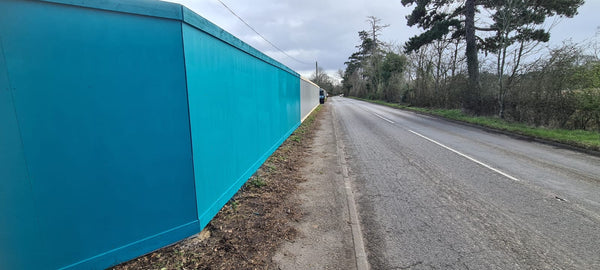 Timber Site Hoarding Installation in Knowle, Solihull