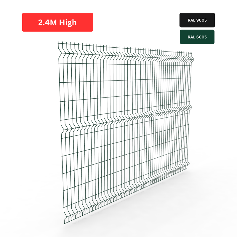 2.4m High V-Defence Mesh Panels