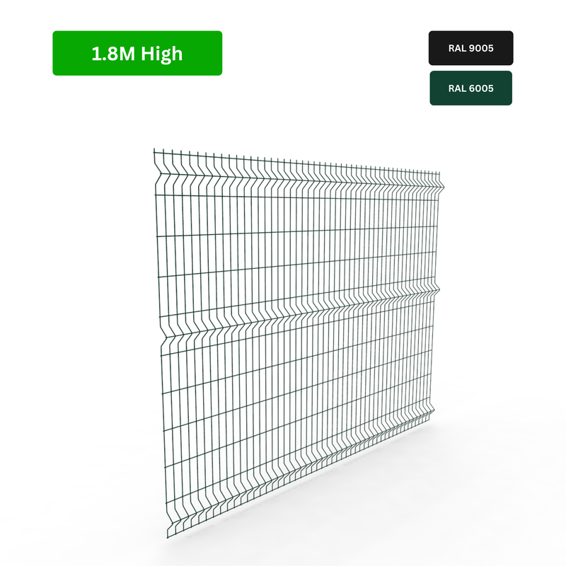 1.8m High V-Defence Mesh Panels